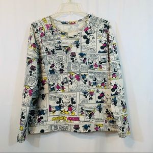 Disney Mickey & Minnie Mouse Comic Sweatshirt
